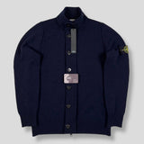Stone Island - Wool Knit Cardigan Navy