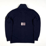 Stone Island - Wool Knit Cardigan Navy
