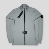 Stone Island - Zip Hooded Jumper Light Blue