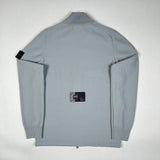 Stone Island - Zip Hooded Jumper Light Blue