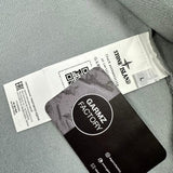 Stone Island - Zip Hooded Jumper Light Blue