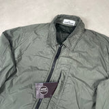 Garment Dyed Crinkle Reps NY Overshirt Khaki