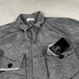 Nylon Metal Overshirt Silver