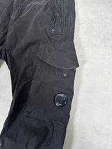 Lens Cargo Trousers Ergonomic Fit Black