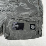 Nylon Metal Swim Shorts Silver