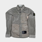 Nylon Metal Overshirt Silver