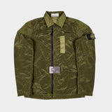 Nylon Metal Lined Overshirt Khaki