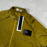 Econyl Nylon Metal Overshirt Gold