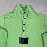 Garment Dyed 1/4 Zip Sweatshirt Green