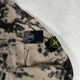 Earth Mapping Camo 1/4 Zip Sweatshirt Dove Grey