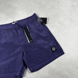 Nylon Metal Swim Shorts Purple