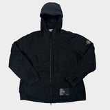 Supima Cotton Twill Stretch - TC Hooded Overshirt Black