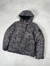 Hooded Down Jacket Camoflauge