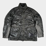 Nyber Quilted Field Jacket Dark Grey