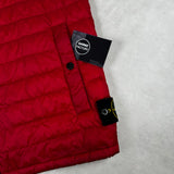 Micro Rip Stop Down Gilet Red