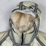 Poly Cover Composite Sherling Lined Jacket Cream