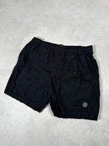 Nylon Metal Swim Shorts Black