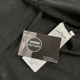 Old Effect Brushed Cotton Canvas Overshirt Black
