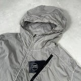 Chrome Hooded Smock Silver