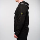 Old Dye Hooded Overshirt Black