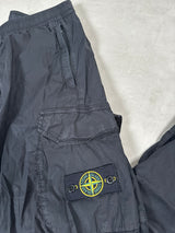 Compass Patch Cargo Trousers Black