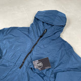 Chrome Hooded Lens Smock Blue