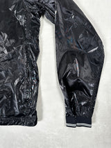 Prismatic Silk Zipped Jacket Black