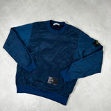 Nylon Metal Sweatshirt Blue