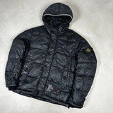 Garment Dyed Down Jacket Navy
