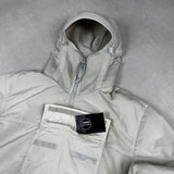 Metropolis Series Chrome-R Hooded Smock Cream
