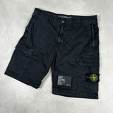 RE Fit Cargo Shorts Black
