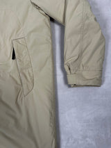 Micro Twill Primaloft Insulation Long Jacket Gold