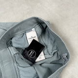Cotton Fleece Cargo Shorts Blue