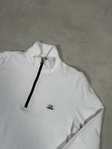 Lightweight 1/4 Zip Top White