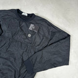 Nylon Metal Ripstop Sweatshirt Black