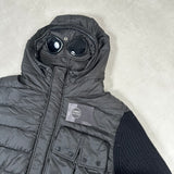 Hybrid Down Knit Goggle Jacket Black