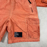 Uneven Pigment Dyed Nylon Smeriglia Set Orange