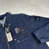 Denim Research Indigo Zip Overshirt Blue