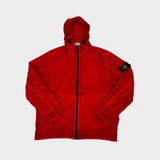 Lamy Velour Hooded Jacket Coral