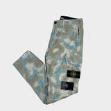 Camo Devore Cargo Trousers Blue