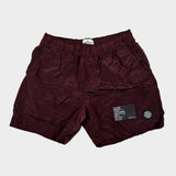Nylon Metal Swim Shorts Burgundy