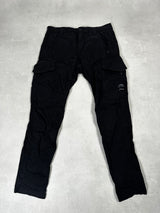 Lens Cargo Trousers Ergonomic Fit Black
