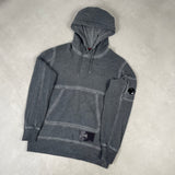 I.C.E Wash Dyed Hoodie Grey