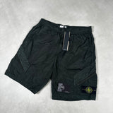 Nylon Metal Type CO Cargo Shorts Green