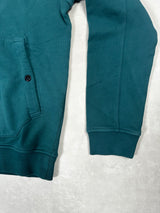 Ribbed Hoodie Teal