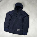 Nylon Metal Smock Pullover Navy
