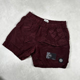 Nylon Metal Swim Shorts Burgundy
