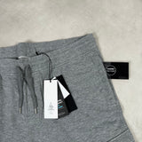 Lens Cotton Fleece Bermuda Shorts Grey