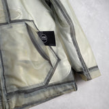 Poly Cover Composite Sherling Lined Jacket Cream