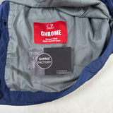 Chrome Zip Overshirt Navy